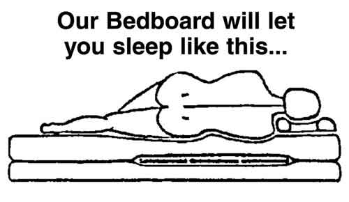 MEDesign Bedboad fixes sagging mattress problem
